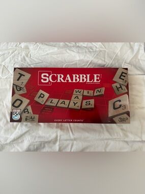 Scrabble Classic Board Game - Red New Sealed